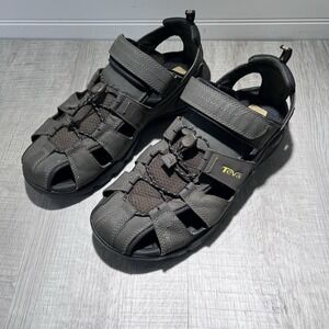 Teva Forebay Sandals Mens 10 SHOCPAD Brown 1001116